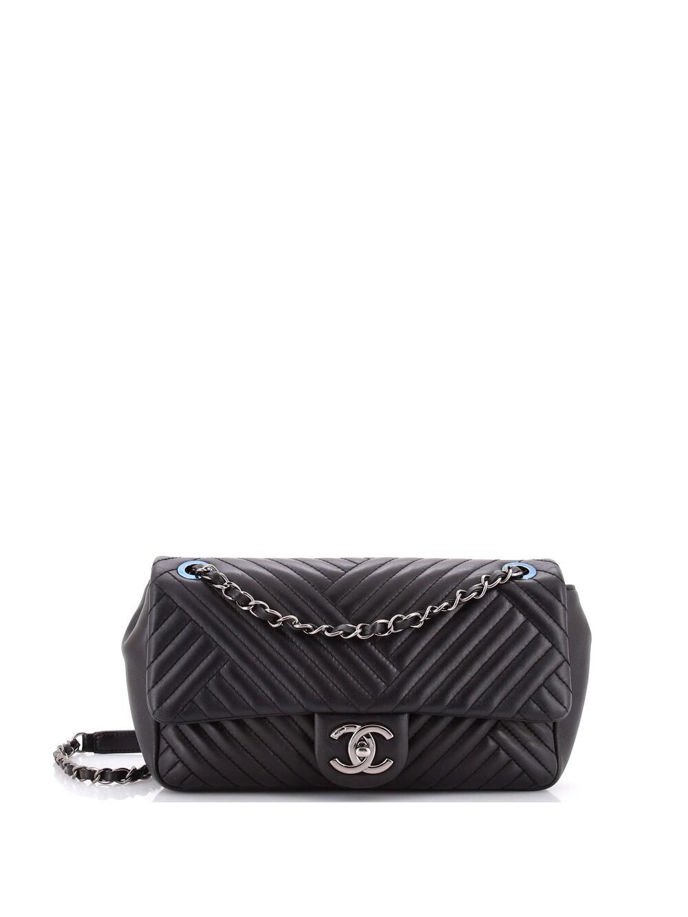 Chanel Cc Crossing Flap Bag Chevron #281964C38B